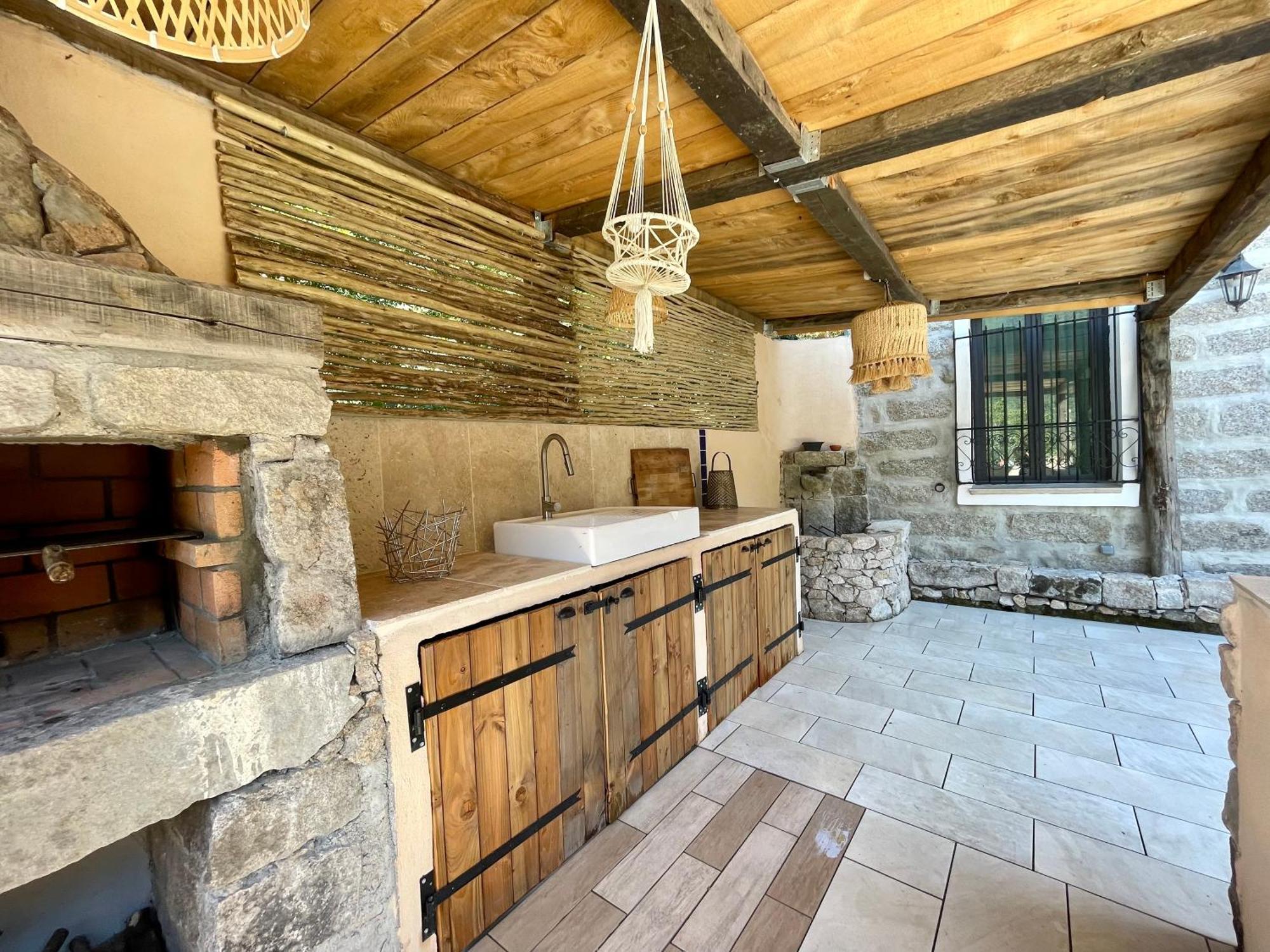 Casa Arena Authentique Maison De Village Avec Piscine Au Coeur De L'Alta Rocca - Zoza מראה חיצוני תמונה