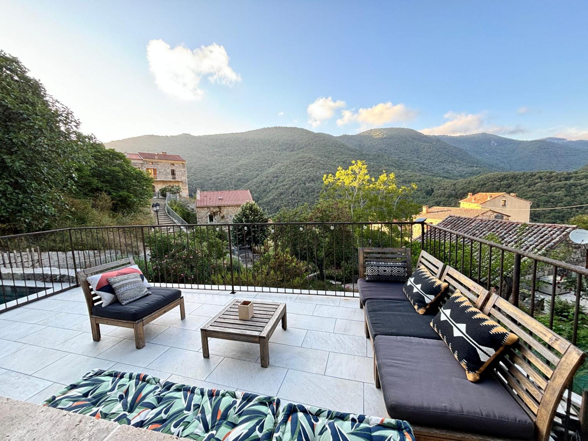 Casa Arena Authentique Maison De Village Avec Piscine Au Coeur De L'Alta Rocca - Zoza מראה חיצוני תמונה